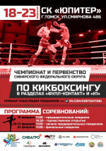 Томск примет чемпионат и первенство Сибири по кикбоксингу
