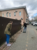 Сотрудники Департамента по социально-экономическому развитию села присоединились к Всероссийскому субботнику