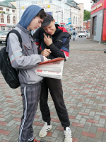 Комсомол продолжает работу по сбору подписей за Народный референдум