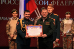 Легендарный ансамбль Сибирского ордена Жукова округа Росгвардии выступил с праздничной программой в Томской области в честь юбилея ведомства