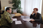 Оксана Козловская провела очередную встречу с председателем думы Томска Сергеем Сеченовым в рамках программы «Наши Героев»