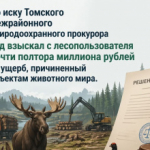 Суд взыскал с лесопользователя почти полтора миллиона рублей за ущерб, причиненный объектам животного мира!