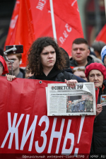 Г.А. Зюганов на Первомайской акции в Москве: Солидарность трудового народа – это главное оружие тех, кто борется за мир, справедливость и подлинную свободу!