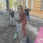 Коллектив Департамента ЗАГС принял участие в субботнике